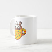 Hete chocoladebeker  koffiemok (Voorkant links)
