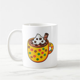 Hete chocoladebeker koffiemok