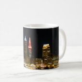 Hete Cleveland Skyline Koffiemok (Voorkant rechts)