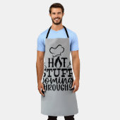 Hete dingen die door de offerte komen schort (Gedragen)