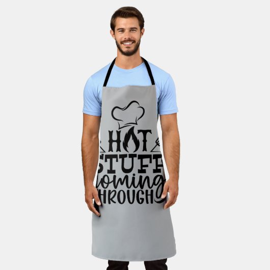 Hete dingen die door de offerte komen schort (Gedragen)