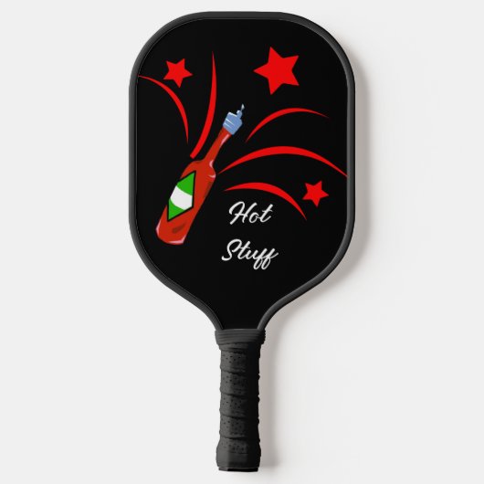 Hete dingen Rode pittige hete saus Pickleball Paddle (Achterkant)