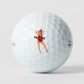 Hete en grappige "Par" Core Golfballen (Voorkant)