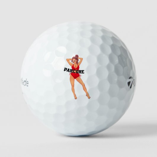 Hete en grappige "Par" Core Golfballen (Voorkant)