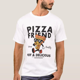 Hete en heerlijke pizza t-shirt