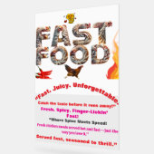 "Hete en hilarische zakelijke promoties" Acryl Bord (Hoek)