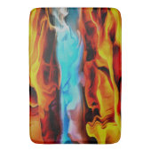 Hete en koude elementen Acrylzuur Abstract Badmat (Voorkant Verticaal)