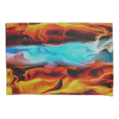 Hete en koude elementen Acrylzuur Abstract Kussensloop (Voorkant-Links)