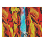 Hete en koude elementen Acrylzuur Abstract Tafelkleed (Voorkant (Horizontaal))