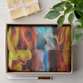 Hete en koude elementen Acrylzuur Abstract Tissuepapier (Geschenk)