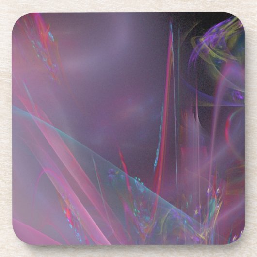 Hete en koude roze drankjes onderzetter (Voorkant)