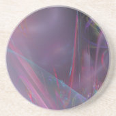 Hete en koude roze zandsteen onderzetter (Voorkant)