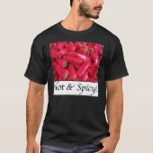 Hete en Spicy Red Peppers T-shirt (Voorkant)