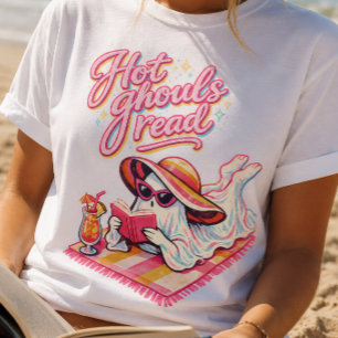 Hete Geesten Lezen Summerween Boekliefhebber T-shirt