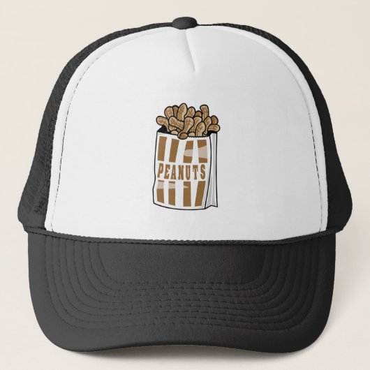 hete geroosterde pinda's trucker pet (Voorkant)