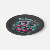 Hete ghoul zomer papieren bordje (Gekanteld)