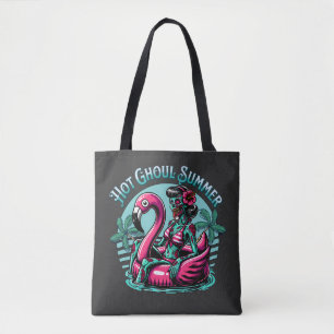 Hete ghoul zomer tote bag