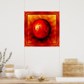 hete gnarlbol poster (Keuken)