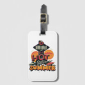 Hete Goth Zomer Chic Bagagelabel (Voorkant (verticaal))