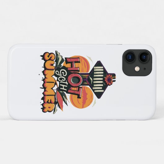 Hete Goth Zomer Chic Case-Mate iPhone Case (Achterkant (horizontaal))