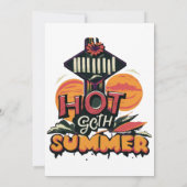 Hete Goth Zomer Chic Kaart (Achterkant)