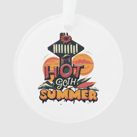 Hete Goth Zomer Chic Ornament (voorkant)