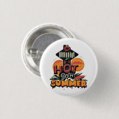 Hete Goth Zomer Chic Ronde Button 3,2 Cm (Voorkant /achterkant)