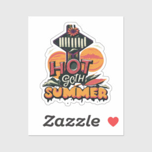 Hete Goth Zomer Chic  Sticker