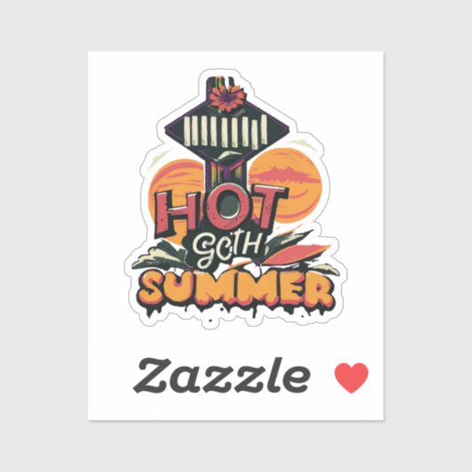 Hete Goth Zomer Chic Sticker (Vel)