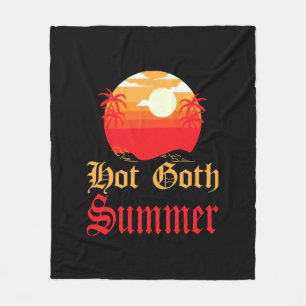 hete goth zomer fleece deken