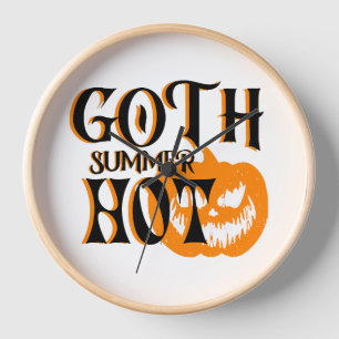 Hete Goth Zomer-Horror Lachende Pompoen