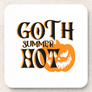 Hete Goth Zomer-Horror Lachende Pompoen Bier Onderzetter
