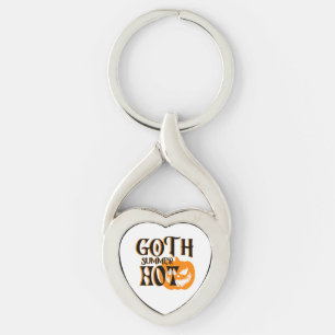 Hete Goth Zomer-Horror Lachende Pompoen Sleutelhanger