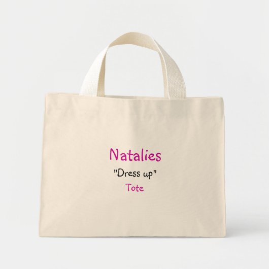 hete graphics mini tote bag (Voorkant)