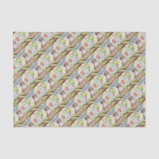 hete haarballon tissuepapier