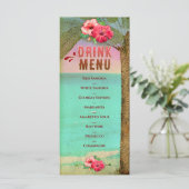 Hete Havana Nights Drink Menu Kaart (Staand voorkant)