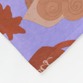 Hete herfst drink fleece deken (Hoek)