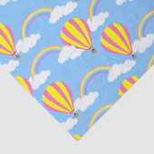 Hete het Weefseldocument van de Luchtballon - Blau Tissuepapier (Detail)