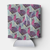 HETE HETE ROZE PAUW BLIKJESKOELER (Achterkant)