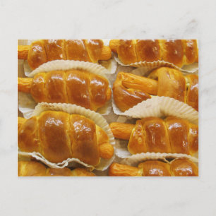 Hete hond Cake ... Aziatische dessert Food Briefkaart