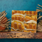 Hete hond Cake ... Aziatische dessert Food Fotoplaat (Zijkant)