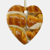 Hete hond Cake ... Aziatische dessert Food Keramisch Ornament (Rechts)