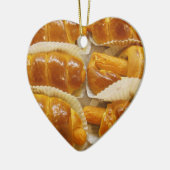 Hete hond Cake ... Aziatische dessert Food Keramisch Ornament (Links)