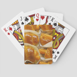Hete hond Cake ... Aziatische dessert Food Pokerkaarten