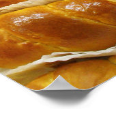 Hete hond Cake ... Aziatische dessert Food Poster (Hoek)