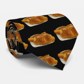 Hete hond Cake ... Aziatische dessert Food Stropdas (Opgerold)