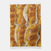 Hete hond Cake ... Aziatische dessert Food Theedoek (Verticaal)