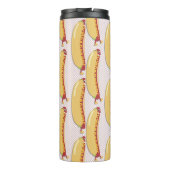 Hete Hond Fun Cheeky Retro Karakter Thermosbeker (Achterkant)