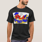 Hete hond hoog t-shirt (Voorkant)