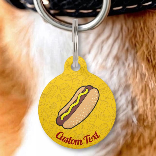 Hete hond ID-label Huisdierpenning (Creator heeft geüpload)